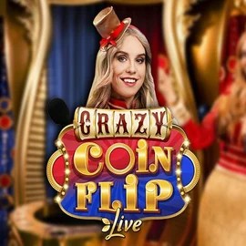Crazy Coin Flip logo by Evolution at Royal Bet CasinoCrazy Coin Flip
