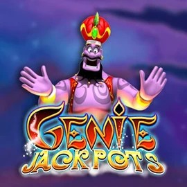 Genie Jackpots online game logo by Blueprint Gaming on royalbetcasino.gr