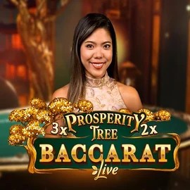 Prosperity Tree Baccarat by Evolution, showcased at royalbetcasino.gr – game logo