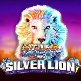 Stellar Jackpots with Silver Lion logo by Lightning Box Game Royal Bet Casino