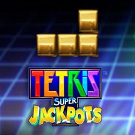 Tetris Super Jackpots slot visual from WMS available on royalbetcasino.gr